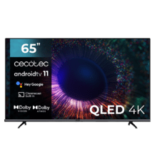 Smart TV de 65' TV Cecotec V1 series VQU11065+. Televisões QLED