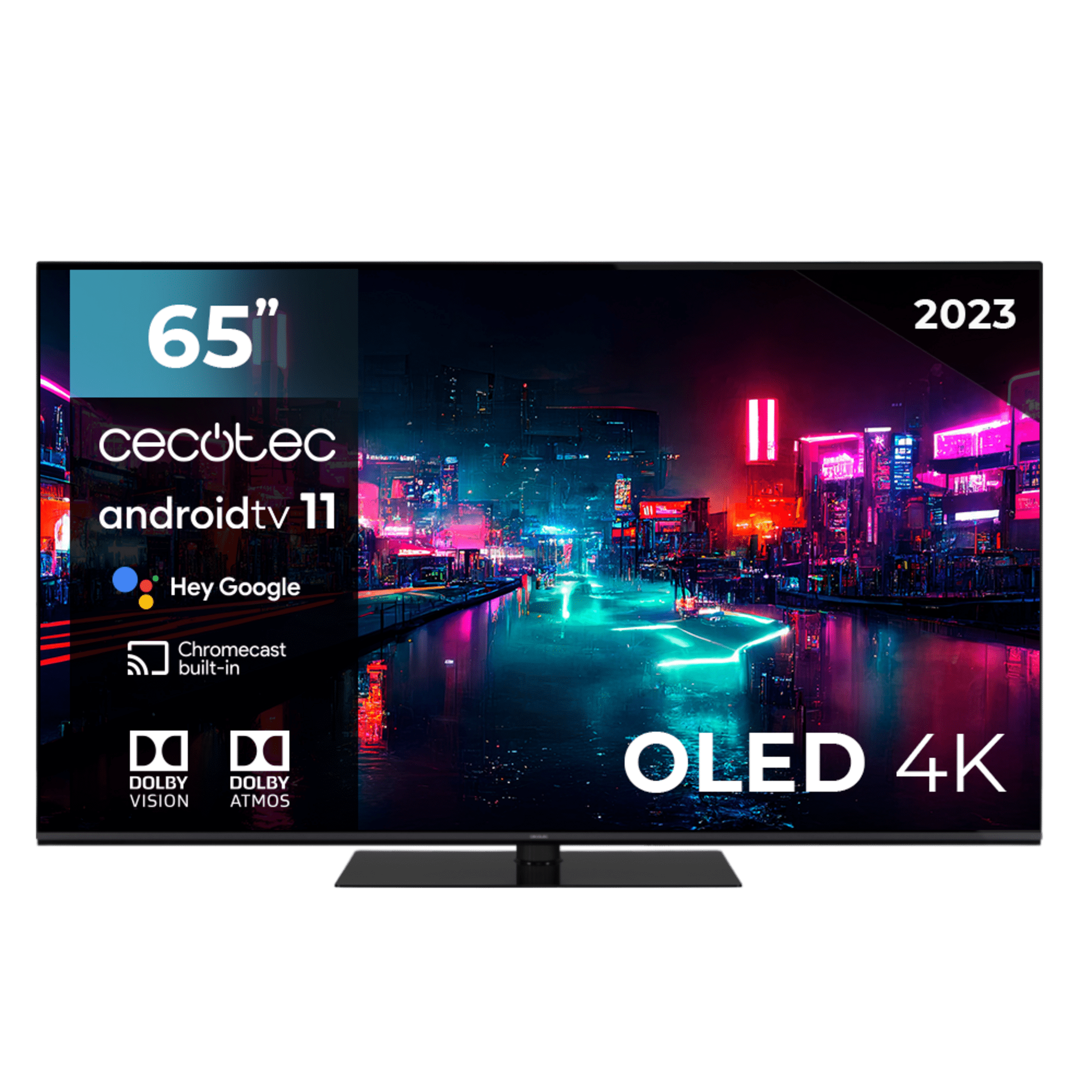 Cecotec Smart TV de 65 TV Cecotec Z1 Series ZOU10065. Televisores OLED,  Resoluci—n 4K UHD, Sistema Operativo Android TV - Cdiscount TV Son Photo