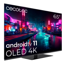 TV Cecotec Z1 series ZOU10065 Smart TV de 65”. Televisión OLED 65” con resolución 4K UHD y sistema operativo Android TV