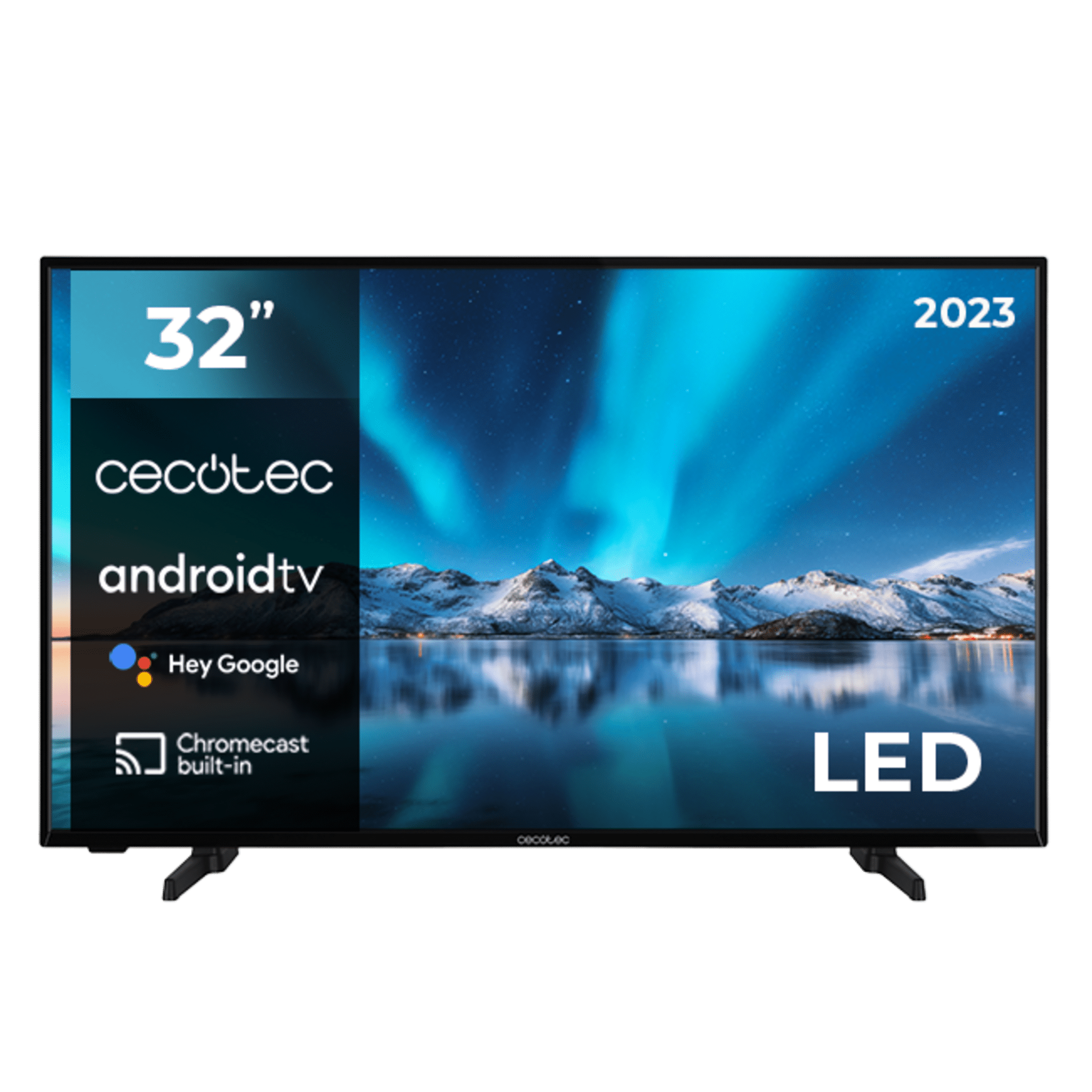 Smart TV de 32” TV Cecotec A series ALH00032 Televisión LED con resolución HD y sistema operativo Android TV