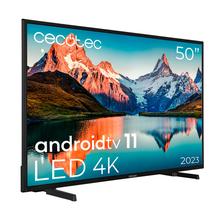 TV Cecotec A Series ALU00050S LED 50” com resolução UHD e sistema operativo Android TV.