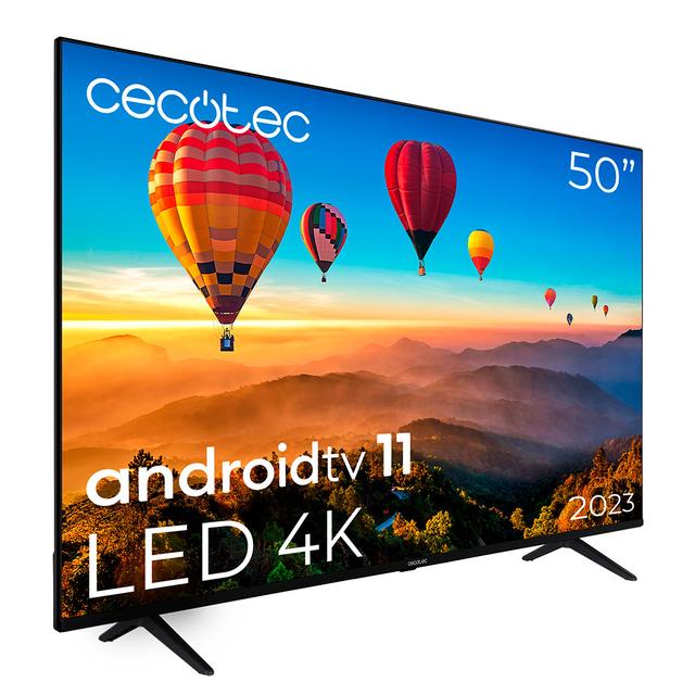 Televisión TV Cecotec A1 series ALU10050S LED 50” con resolución 4K UHD y sistema operativo Android TV