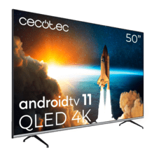 Televisión TV Cecotec V1 series VQU10050S QLED 50” con resolución 4K UHD y sistema operativo Android TV