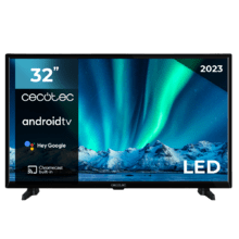 TV LED de 32' com resolução HD e sistema operacional Android TV 11, Chromecast, HDR10+, Google Voice Assistant, Classe E