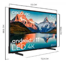 Cecotec A Series ALU00050, LED TV 4K UHD Smart TV