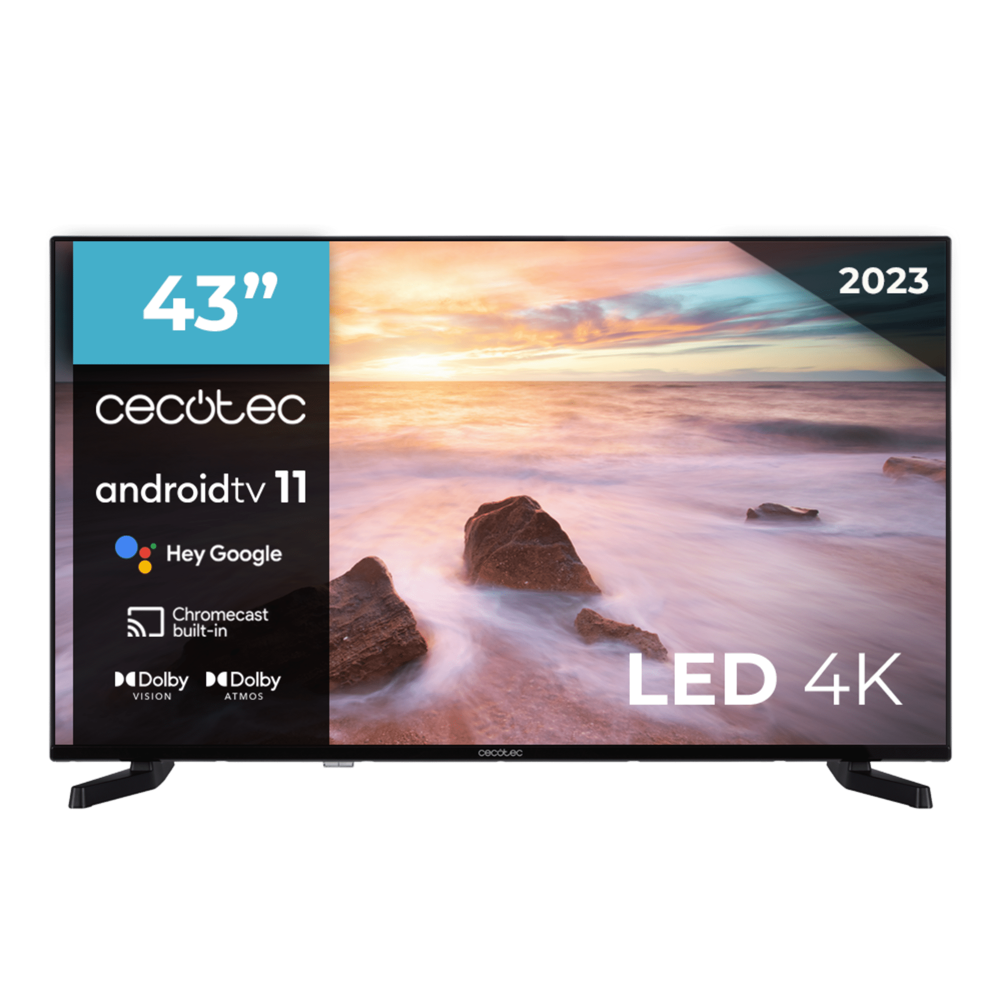 Tv Cecotec A Alu00043 43`` Led 4k Uhd Smart Tv (02572) - Innova Informática  : Televisores