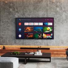 ‌TV Cecotec A2 Series ALU20055S TV LED 55” com resolução 4K UHD e sistema operacional Android TV 11, Chromecast, HDR10+, Google Voice Assistant, Classe E