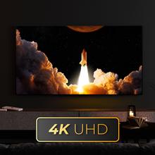 TV A2Z series ALU20043Z TV LED de 43' com resolução 4k UHD e sistema operacional Android TV 11, Chromecast, HDR10+, Google Voice Assistant, Classe E e suporte central.