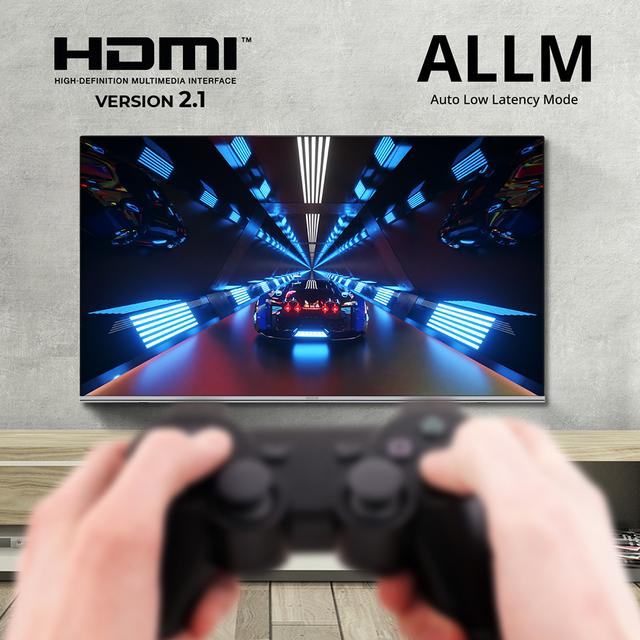 TV A2Z series ALU20043Z Televisión LED 43” con resolución 4K UHD, sistema operativo Android TV 11, Chromecast, HDR10+, Google Voice Assistant, clase E, con peana central.