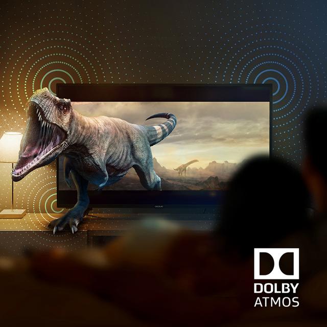 TV Cecotec A2Z series ALU20043ZS Televisión LED 43” con resolución 4K UHD, sistema operativo Android TV 11, Chromecast, HDR10+, Google Voice Assistant y clase E.