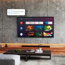 TV QLED de 65" com resolução 4K UHD, sistema operativo Android TV 11, Chromecast, HDR10+, Google Voice Assistant, Classe E.