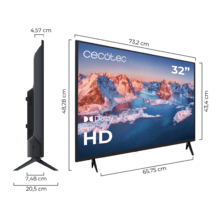 Serie TV 0 0032S Televisore LED 32” con risoluzione HD con sistema Dolby, memoria flash.
