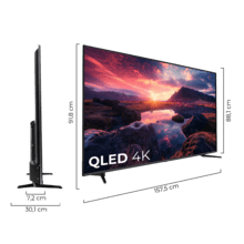 TV V1+ series VQU11070+ M Televisión QLED 70” con resolución 4K UHD, sistema operativo Android TV 11, subwoofers, Chromecast, HDR10+, Google Voice Assistant, clase E.