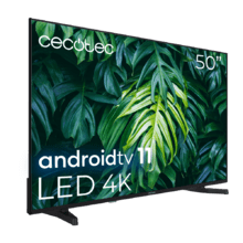 TV A2 Serie ALU20050S 50" LED TV mit 4K UHD Auflösung, Android TV 11 Betriebssystem, Chromecast, HDR10+, Google Voice Assistant, Klasse E.