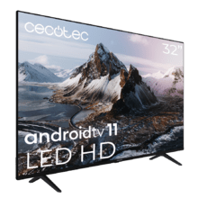 TV LED A3 series ALH30032S Televisión LED de 32" con resolución HD, sistema operativo Android TV 11, Dolby Audio, Hotel Mode, Google Voice Assitant y Chromecast.