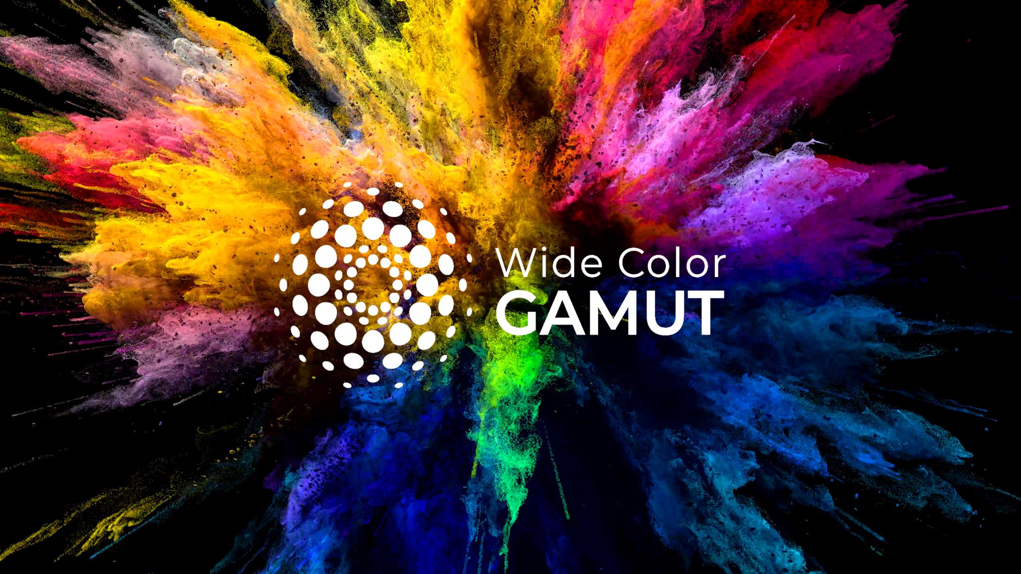 Wide Color Gamut: una explosión de color