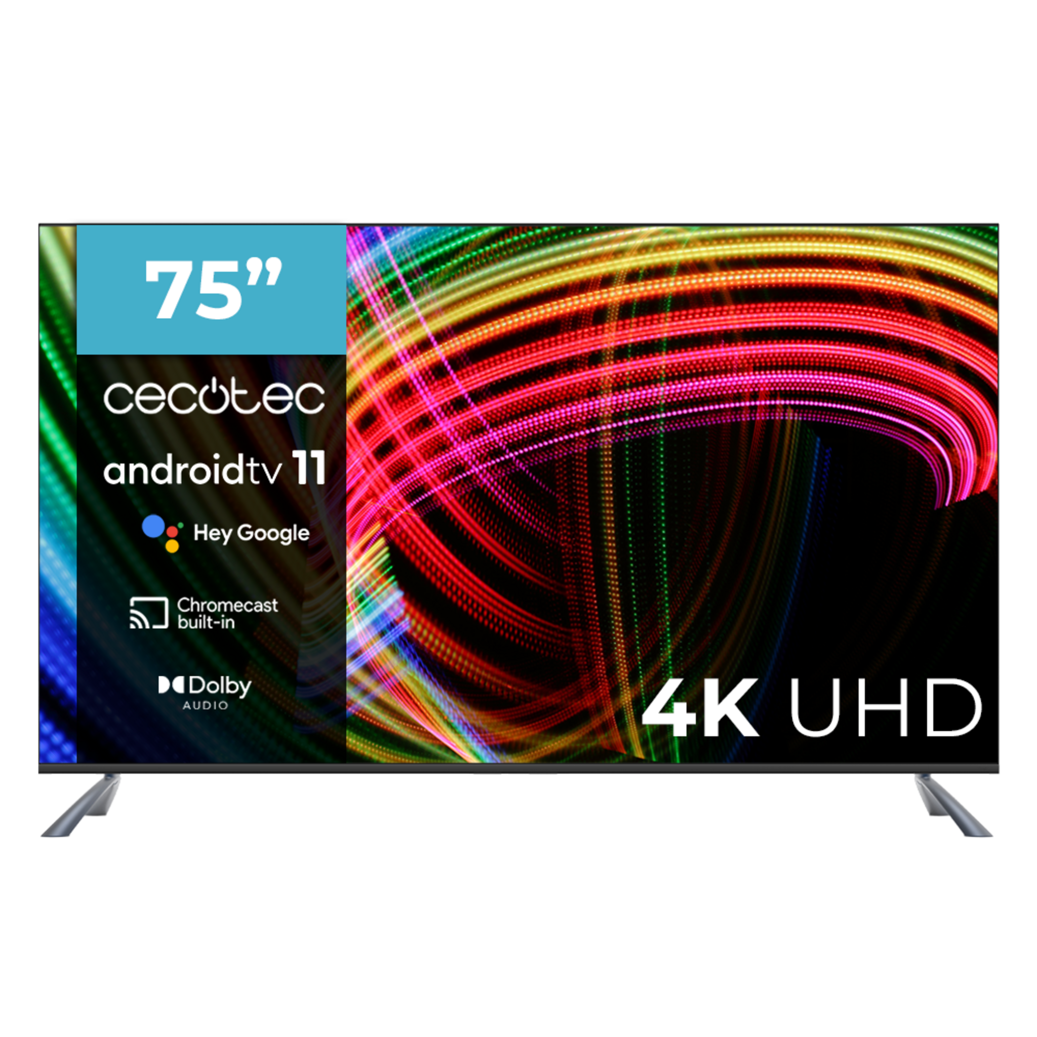 TV Cecotec A3 Series ALU30075S de 75 pulgadas 4K Android TV