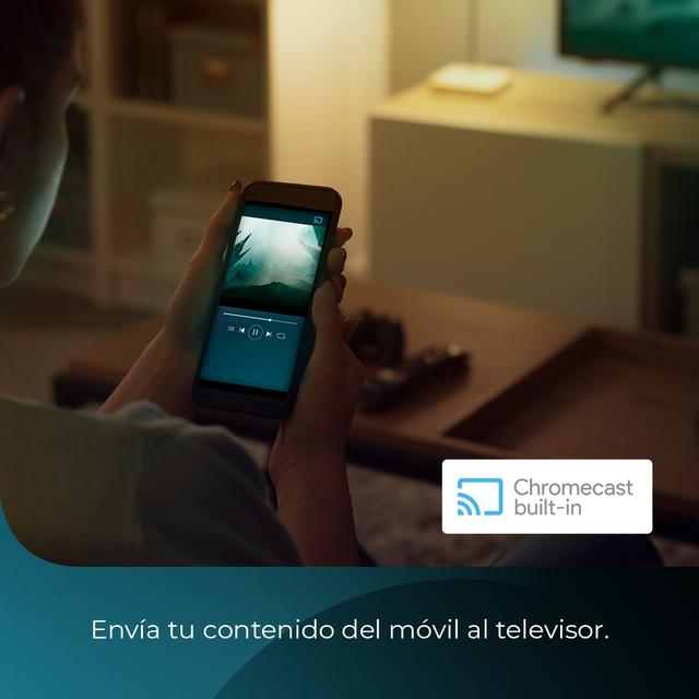 TV QLED V2 series VQU20075 Televisión QLED de gran pulgada de 75" con resolución 4K UHD, Android TV 11, Wide Colour Gammut, Dolby Vision & Atmos, MEMC, HDR10, HDMI 2.1, USB 3.0, CORTEX A55, Google Voice Assitant, Chromecast y Altavoces.