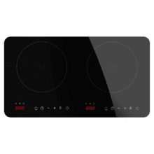 Piano cottura a induzione Full Magma Double Digital con vetro di sicurezza, touch e controllo programmabile
