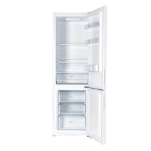 Bolero CoolMarket Combi 262 White E Frigorífico Combi estático blanco Defrost con 262 litros de capacidad, clase E, LED interior, bandejas interiores de cristal y control electrónico.