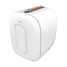 Bolero MiniCooling 4L Bora White Frigorífico con funcionamiento 12 V-220 V, compatible coche y caravanas, función enfriamiento y calentamiento, rango temperatura 7-50 ºC, transporte fácil.