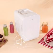 Bolero MiniCooling 6L Bahamas White Frigorífico con funcionamiento 12 V-220 V, compatible coche y caravanas, función enfriamiento y calentamiento, rango temperatura 5-65º, transporte fácil.
