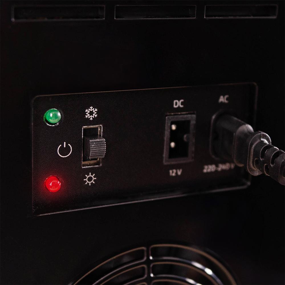 Panel trasero de control frío calor del Cecotec Bolero MiniCooling 6L Bahamas