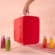 MiniCooling Bahamas Red 6L Kühlschrank, 12V-220V Betrieb, Auto- und Caravan-kompatibel, Kühl- und Heizfunktion, Temperaturbereich 5-65°, einfacher Transport.