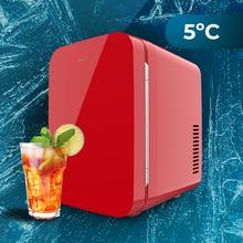 Bolero MiniCooling 6L Bahamas Red Réfrigérateur MiniCooling Bahamas Red 6L, fonctionnement 12V-220V, compatible avec les voitures et caravanes, fonction de refroidissement et de chauffage, plage de température 5-65º, transport facile.