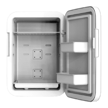 Mini-Kühlschrank Bolero MiniCooling 20L Bahamas Pat 1 20 Liter, 12 V - 220 V Betrieb, kompatibel mit Autos und Wohnwagen, Kühl- und Heizfunktion, Temperaturbereich 7-65 ºC und leicht zu transportieren.