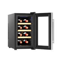 Cave à vin Bolero GrandSommelier 830 CoolWood Capacité de 8 bouteilles à température contrôlée avec système de refroidissement thermoélectrique qui garantit de hautes performances. Température réglable et éclairage intérieur LED.