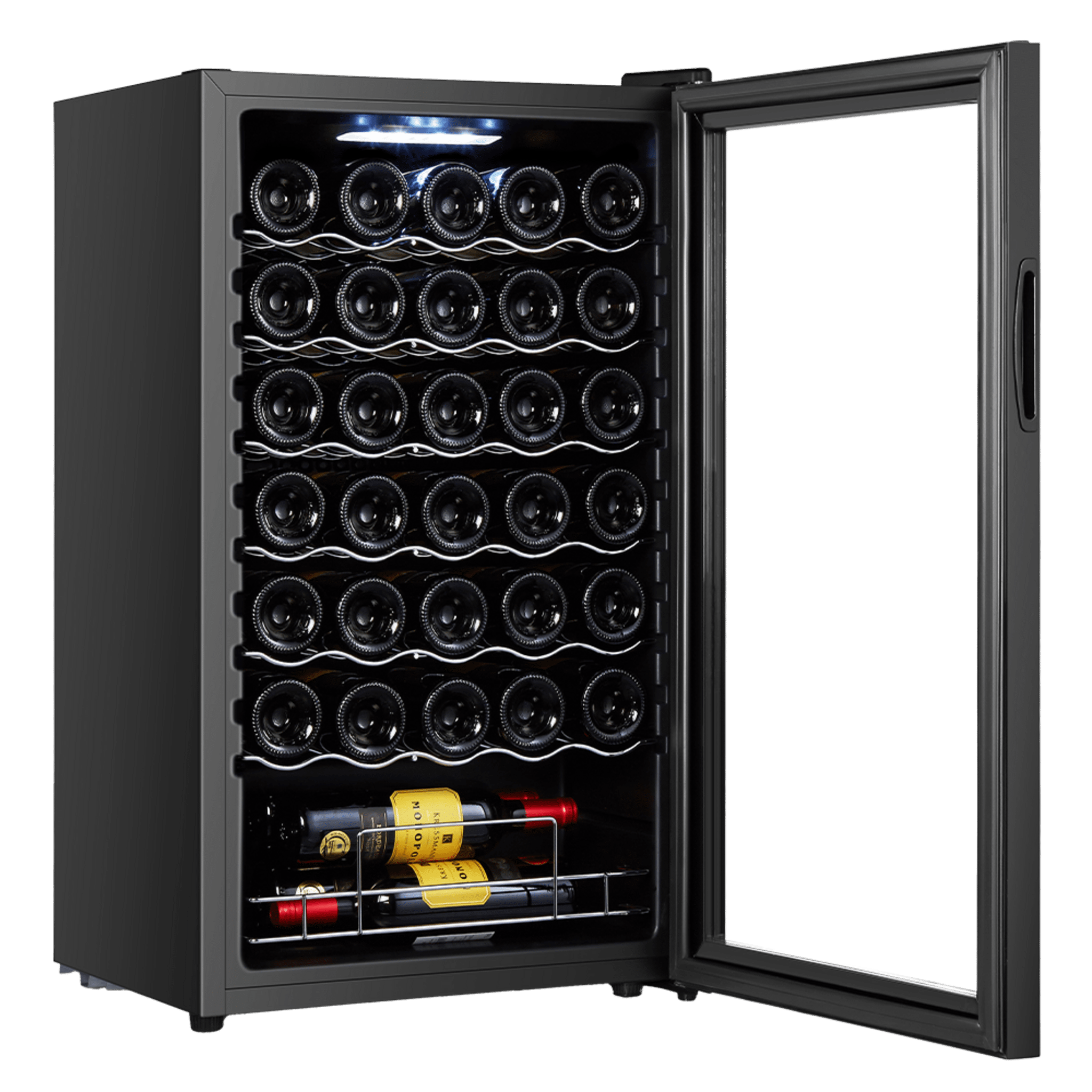 Cecotec Vinoteca GrandSommelier 15000 Black Compressor. 15 Botellas,  Compresor, Alto Rendimiento garantizado, Temperatura Regulable, Luz  interior : Cecotec: : Grandes electrodomésticos