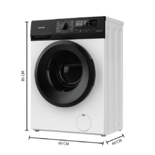 Máquina de lavar Bolero DressCode 7300 Inverter A com capacidade de 7 kg e 1200 rpm, 15 programas, classe A, motor Inverter Plus, SteamMax.