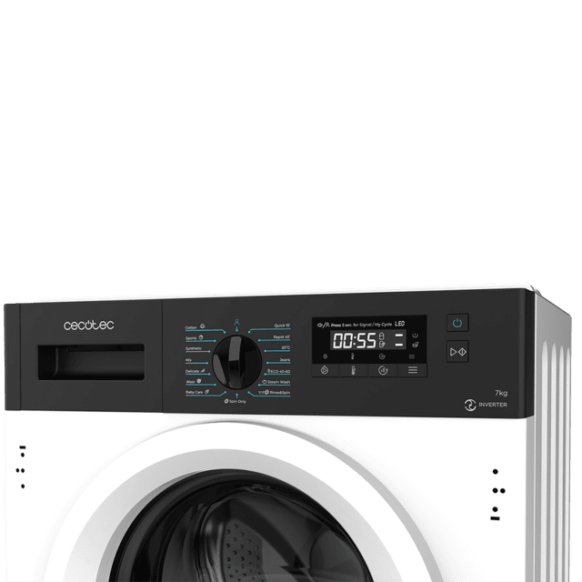 Bolero DressCode 740 BI Inverter A Máquina de lavar roupa com capacidade para 7 kg, 1400 rpm, 16 programas, classe A, motor Inverter Plus, SteamMax.