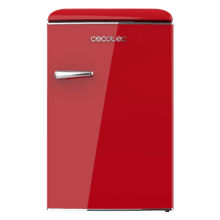 Bolero CoolMarket TT Origin 110 Red E Mini frigorífico retro TT Origin Red con capacidad de 110L, clase E, ICEBOX, Luz interior.