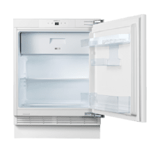 Bolero CoolMarket TT BI 121 White E Réfrigérateur intégré d'une capacité de 121 litres, classe E et congélation rapide.