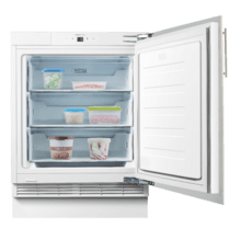 Bolero Coolmarket TF BI 101 White E Mini Congelador encastrável com 101 L de capacidade, classe E, painel de controlo tátil e Fast Freezing.