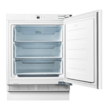 Bolero Coolmarket TF BI 101 White E Mini congelador integrable de 101 litros de capacidad clase E con display touch y Fast Freezing.