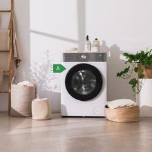 Bolero DressCode 8800 Inverter A Lave-linge à chargement frontal d'une capacité de 8 kg et 1400 tr/min, 16 programmes, moteur Inverter Plus, SteamMax, chargement automatique et écran tactile XXL. Une classe.