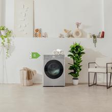 Bolero Wash&Dry 8580 Inverter Steel B Lavadora secadora steel de 8 kg  - 5 kg de capacidad y 1400 rpm, 16 programas, Motor Inverter Plus, clase B, SteamMax, OnSmart, Fuzzy Logic, Smooth Wash,  SpaCare, Stain Match y Goma antibacteriana.