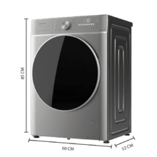 Bolero Wash&Dry 8580 Inverter Steel B Lavadora secadora steel de 8 kg  - 5 kg de capacidad y 1400 rpm, 16 programas, Motor Inverter Plus, clase B, SteamMax, OnSmart, Fuzzy Logic, Smooth Wash,  SpaCare, Stain Match y Goma antibacteriana.