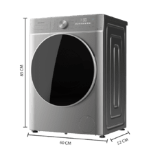 Bolero Wash&Dry 8580 Inverter Steel B Lavadora secadora steel de 8 kg - 5 kg de capacidad y 1400 rpm, 16 programas, Motor Inverter Plus, clase B, SteamMax, OnSmart, Fuzzy Logic, SpaCare y detector de carga.