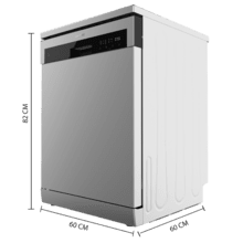 Bolero Aguazero 6100 Inox E Lave-vaisselle Bolero Inox de 60 cm, Classe E, 13 couverts, 6 programmes, avec fonction Dry+, Demi-charge et Départ Différé.