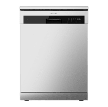 Bolero Aguazero 6200 Inox D Lavavajillas Inox de 60cm, Clase D, 14 cubiertos, 6 programas con Dual Zone Wash, Dry+, Turbo Dry+, Media carga y Delay Start.