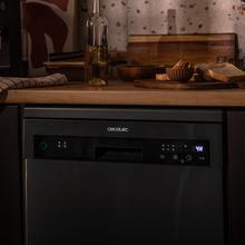 Lave-vaisselle Bolero Aguazero 6200 Dark D 60 cm, Classe D, 14 couverts, 6 programmes avec Dual Zone Wash, Dry+, Turbo Dry+, Demi-charge et Départ Différé.