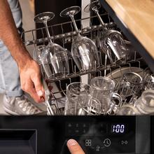 Lave-vaisselle Bolero Aguazero 6200 Dark D 60 cm, Classe D, 14 couverts, 6 programmes avec Dual Zone Wash, Dry+, Turbo Dry+, Demi-charge et Départ Différé.