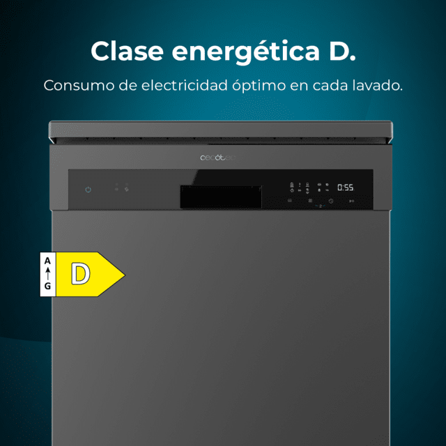 Bolero Aguazero 6200 Dark D Máquina de lavar louça 60cm, Classe D, 14 talheres, 6 programas com Dual Zone Wash, Dry+, Turbo Dry+, Meia carga e Início retardado.