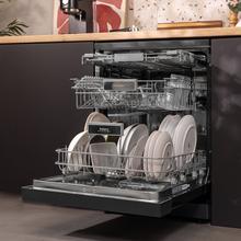 Lave-vaisselle Bolero Aguazero 6200 Dark D 60 cm, Classe D, 14 couverts, 6 programmes avec Dual Zone Wash, Dry+, Turbo Dry+, Demi-charge et Départ Différé.