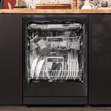 Lave-vaisselle Bolero Aguazero 6200 Dark D 60 cm, Classe D, 14 couverts, 6 programmes avec Dual Zone Wash, Dry+, Turbo Dry+, Demi-charge et Départ Différé.