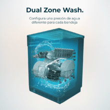 Bolero Aguazero 6200 Dark D Máquina de lavar louça 60cm, Classe D, 14 talheres, 6 programas com Dual Zone Wash, Dry+, Turbo Dry+, Meia carga e Início retardado.